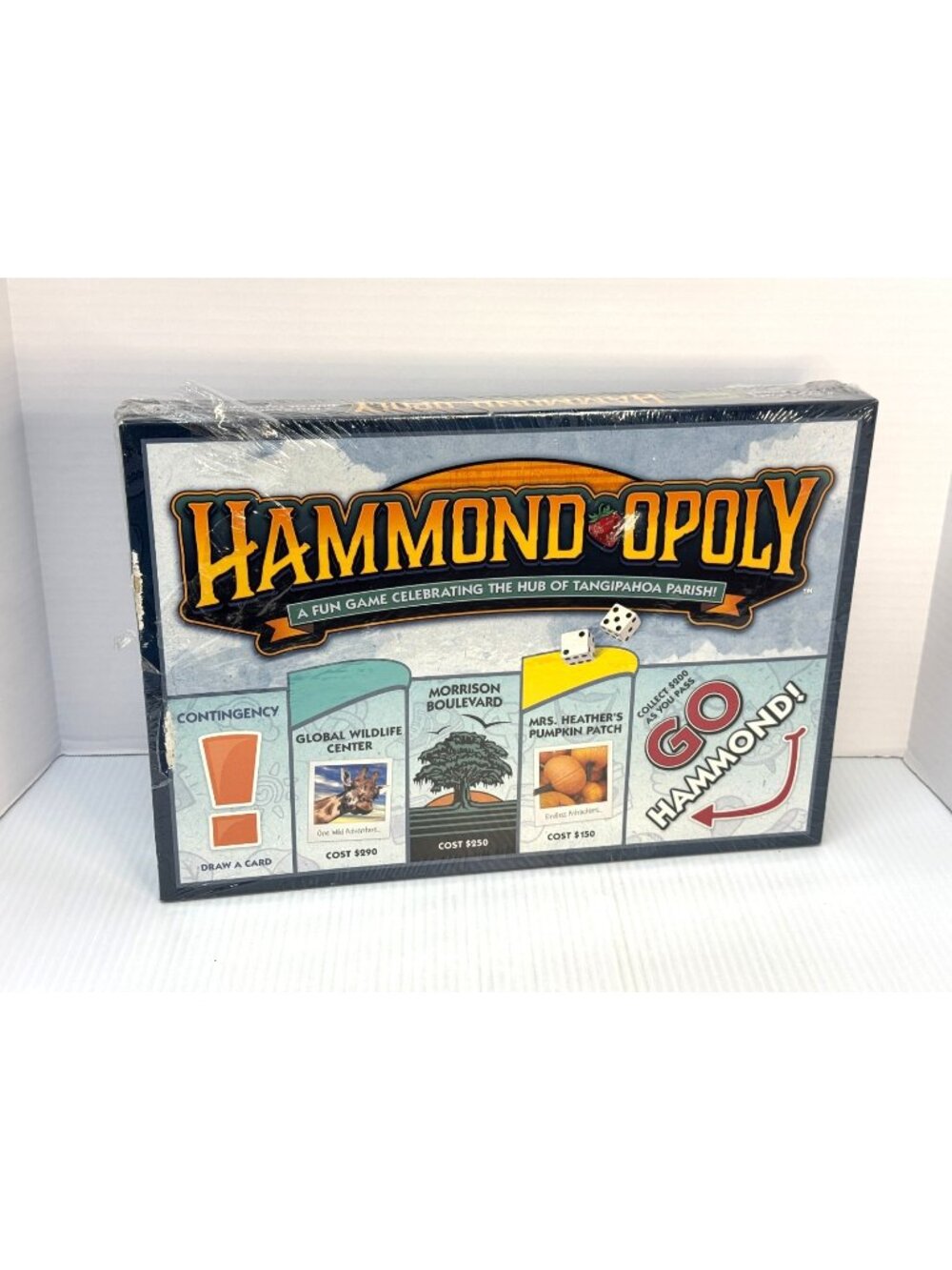 Hammond-opoly  Opoly Monopoly Board Game for Hammond, Louisiana NEW